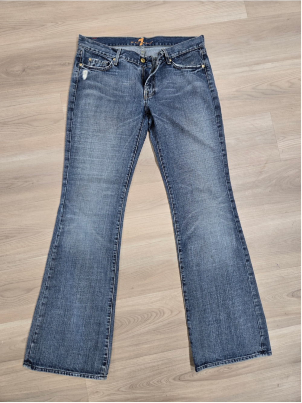 7 For All Mankind Boot Cut Jeans Women's Size 32 Blue